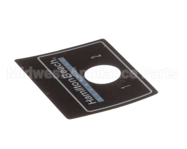 230047800 Hamilton Beach Nameplate Switchplate