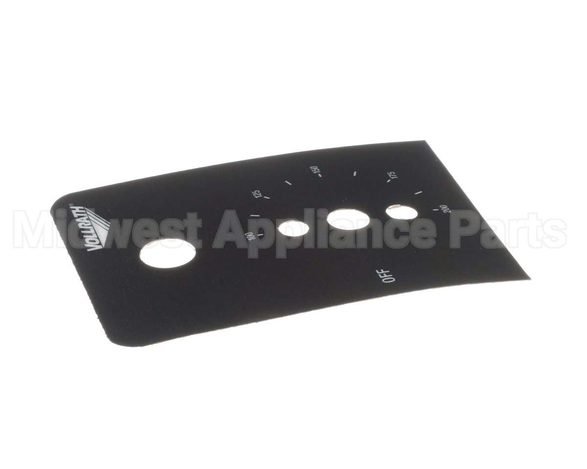 23877-1 Vollrath Control Label- Retro Warmer