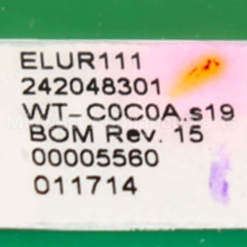 242048308 Frigidaire Control-Electrical