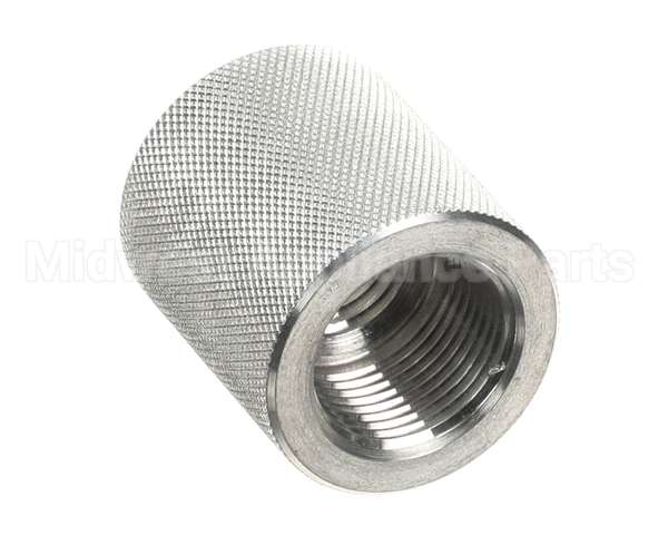24A210 Ultrafryer Cap, Top Knurl Knob 3/8 Npt X 1 1/4 Acme