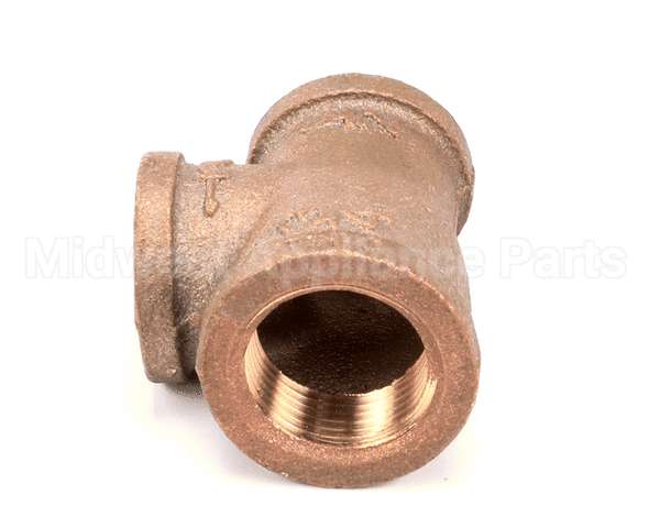 250102 Market Forge Tee Brass 3/4X1/2X1/2