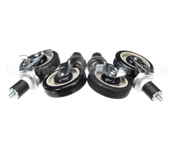 250500 Town Food Service Casters Set Of 4, 5 Dia. (2 W/ & 2 W/O B