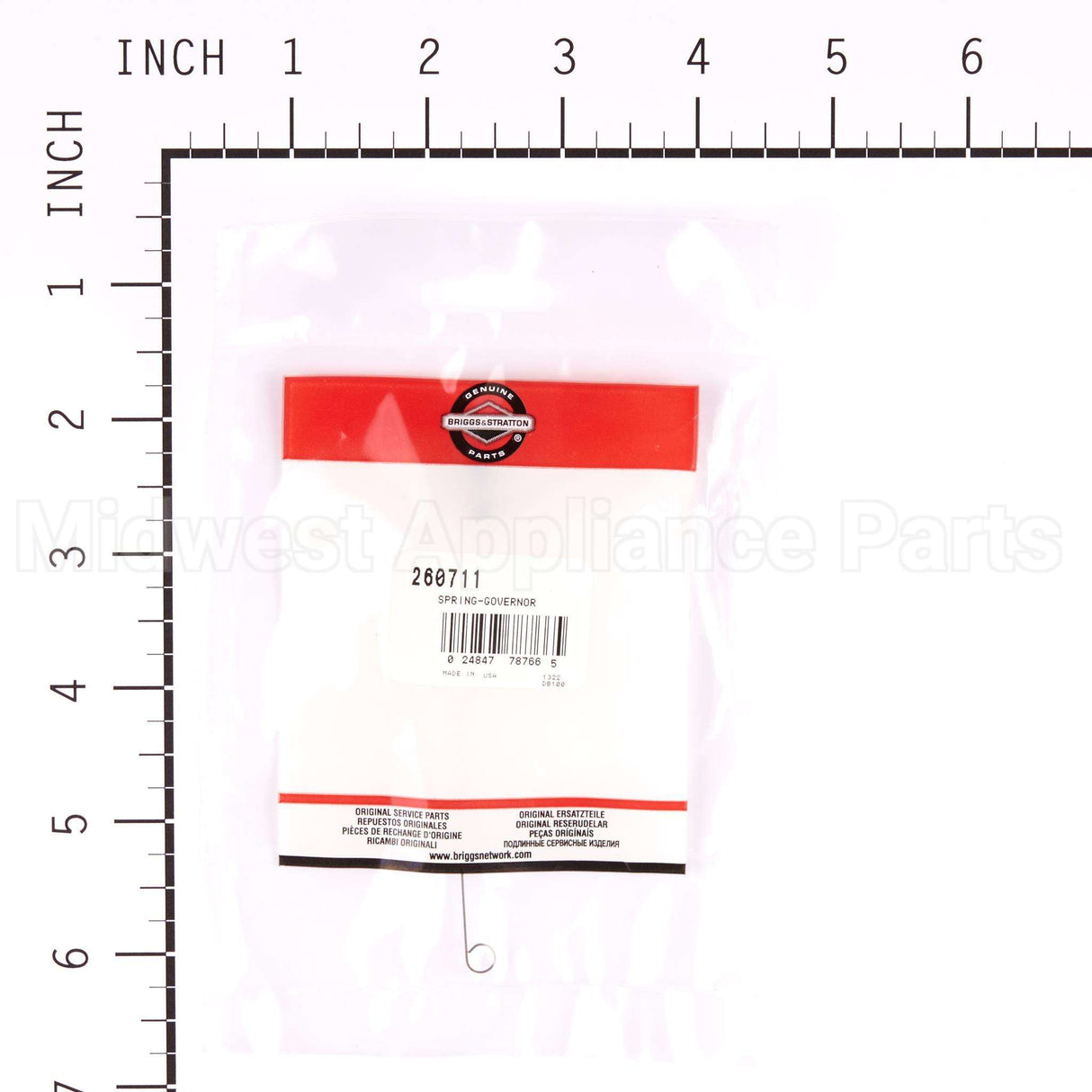 260711 Briggs & Stratton Spring-Governor