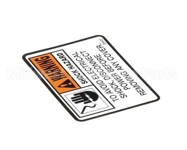 26431 Henny Penny Label-Warning Disc. Power