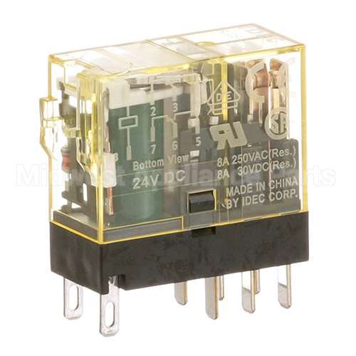 26600 Compatible Nieco Relay, 250Vac, 24Vdc Coil, 8A