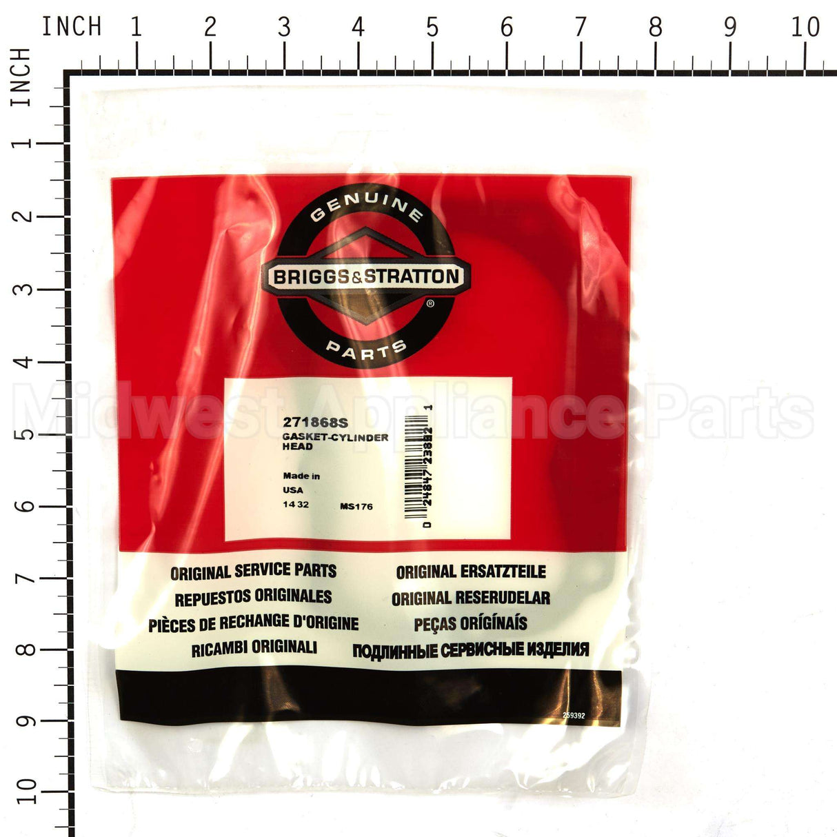 271868S Briggs & Stratton Gasket-Cylinder Head