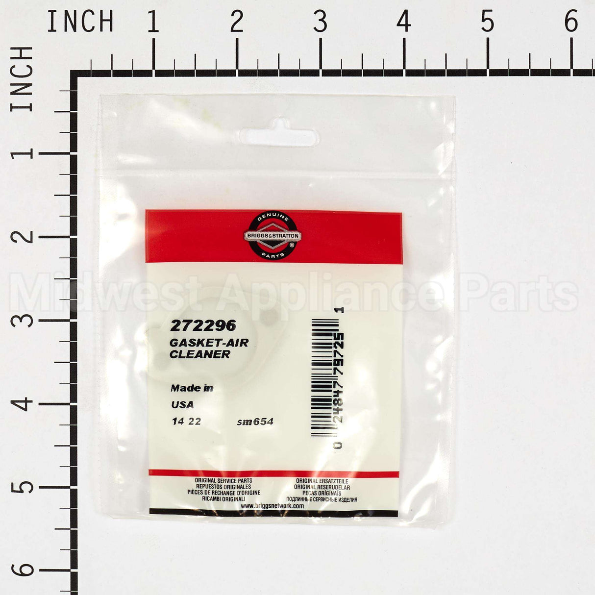 272296 Briggs & Stratton Gasket-Air Cleaner