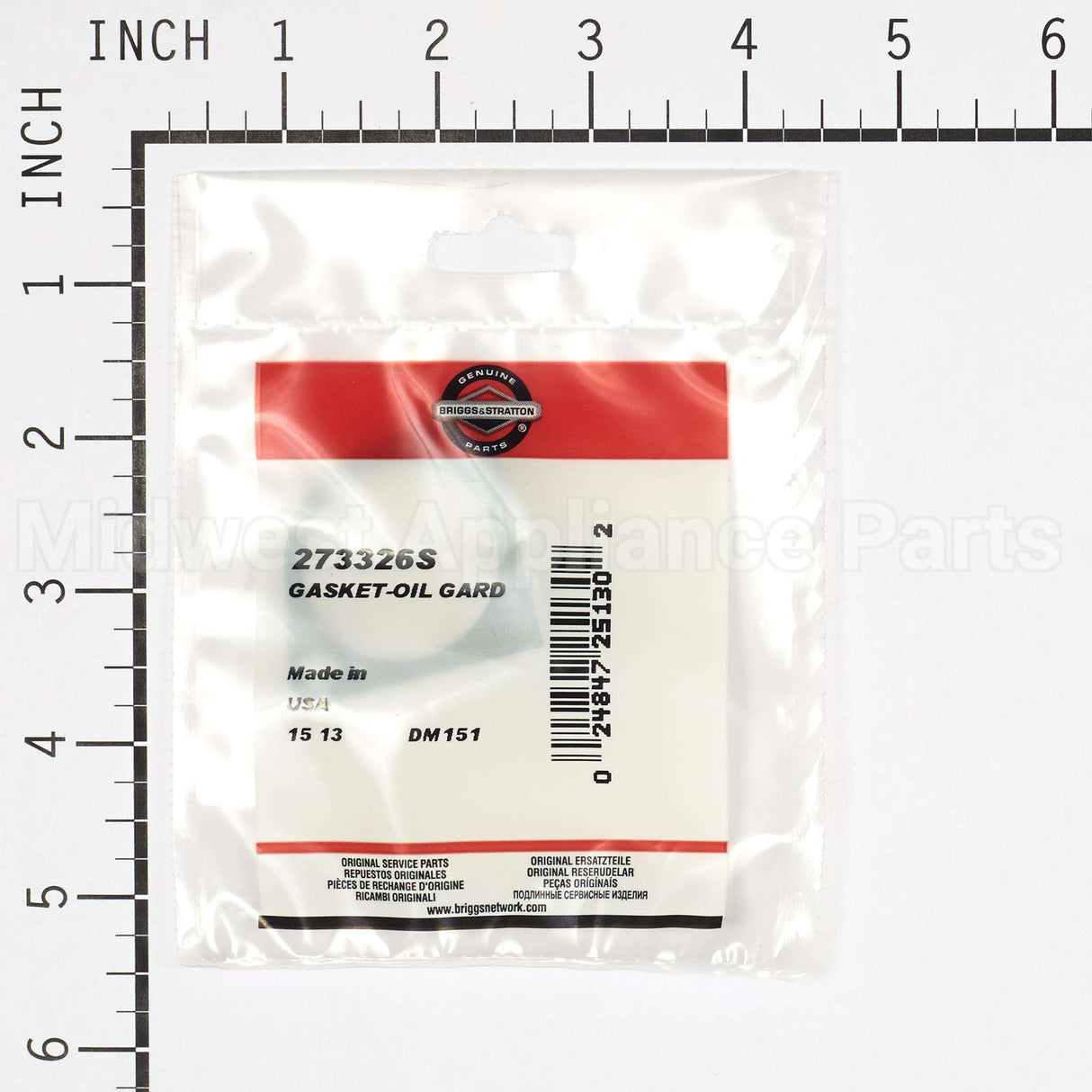 273326S Briggs & Stratton Gasket-Oil Gard