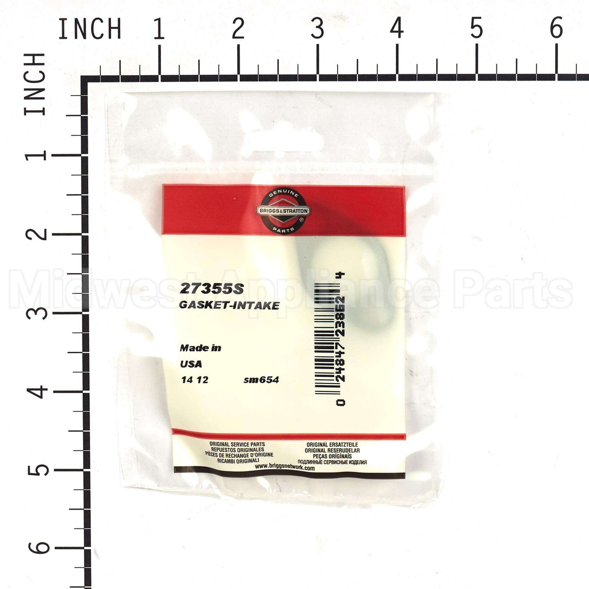 27355S Briggs & Stratton Gasket-Intake