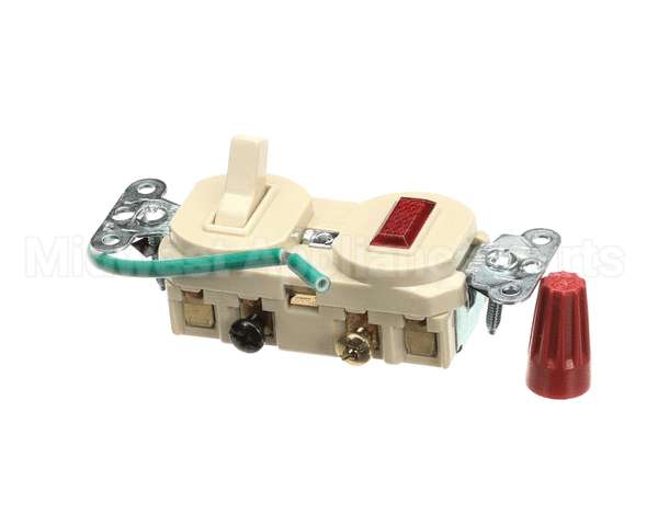 2795 Crown Tonka Switch W/ Pilot Light 3-Way Ivory