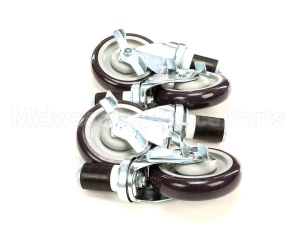 28-129S Krowne 1-5/8 Stem Caster With 5 Wheel (Set Of 4