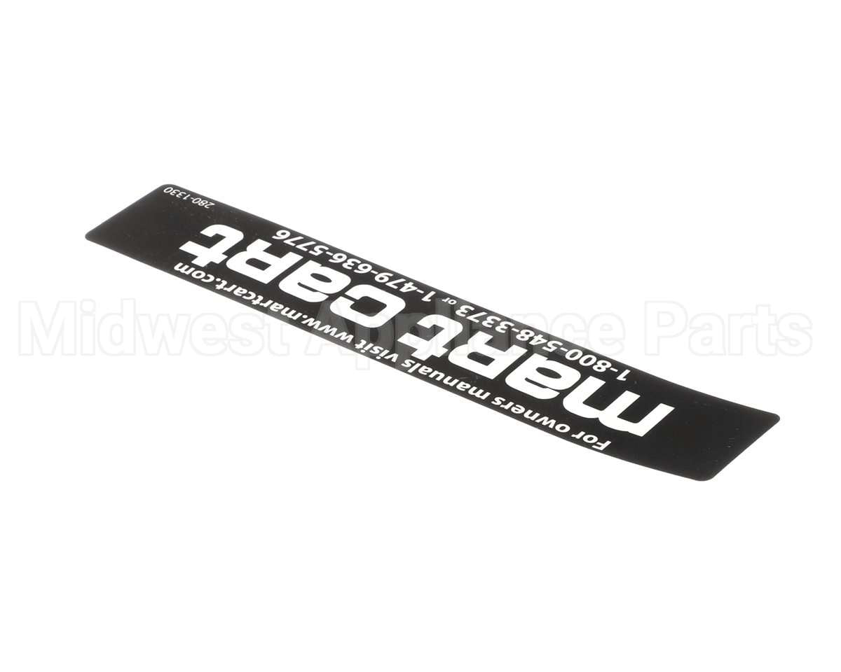 280-1330 Mart Cart Decal: Logo, Mart Cart