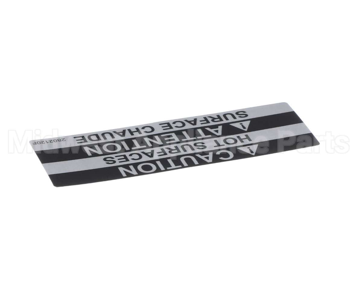 2802120 Lincoln Label Caution Hot