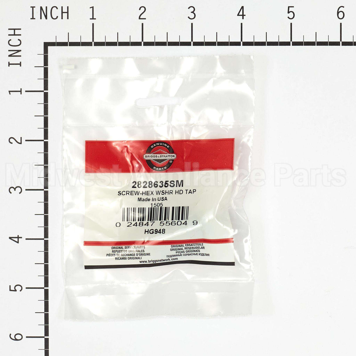2828635SM Briggs & Stratton Screw-Hex Wshr Hd Tap