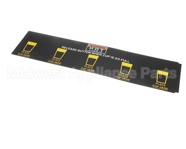 28328.0009 Bunn Decal, Cup Placement Fmd-5