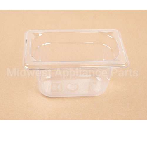 28437 Compatible Silver King 1/9 Size Plastic Pan 4In Deep