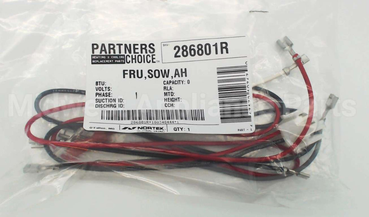286801R Nordyne Wiring Harness