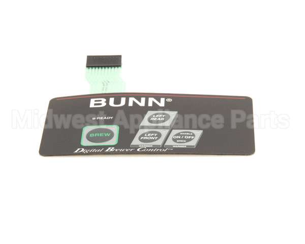 29006.0001 Bunn Switch, Membrane 3-Warmer Left