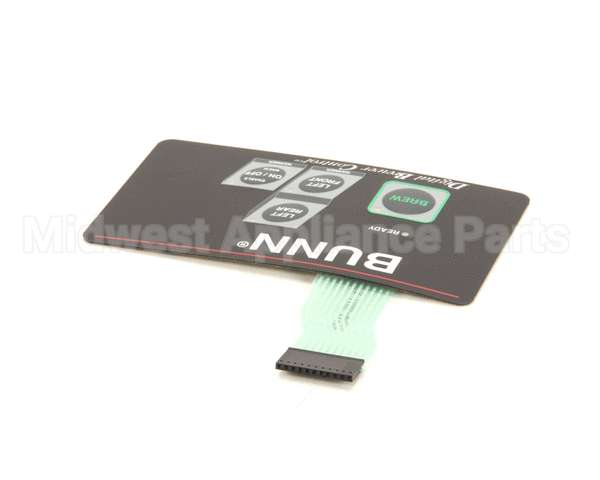 29006.0001 Bunn Switch, Membrane 3-Warmer Left