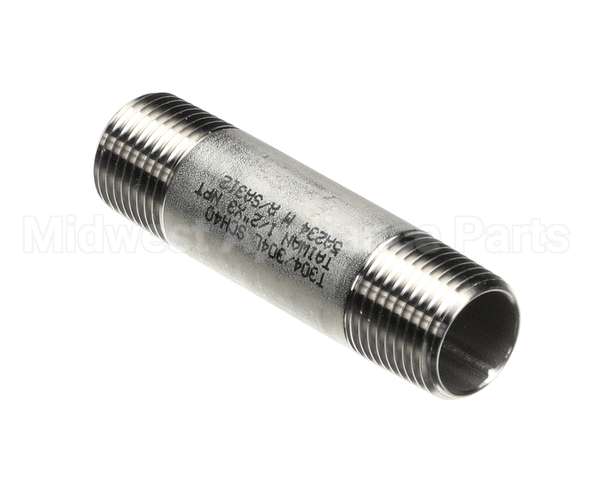 292-3010 American Dish Service Nipple, 1/2 X 3 Ss