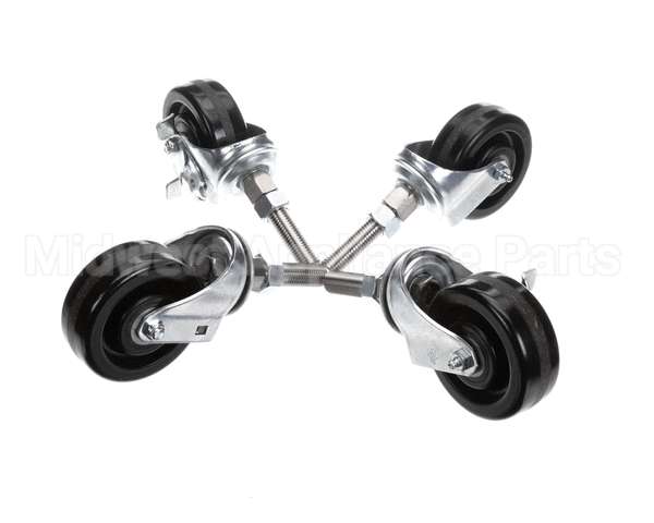 2954.SET4 Hardt Caster Swivel 4 Adj.c/Set Blaz