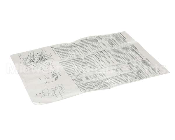 2A4562-01 Hoshizaki Maintenance Label