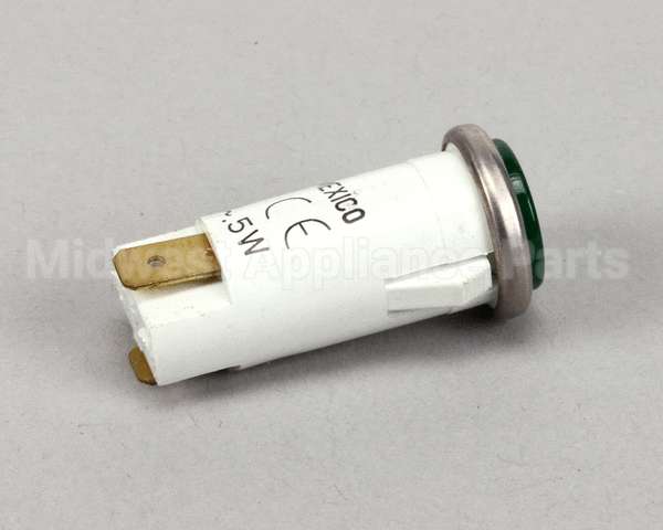 2J-35697 Wells Pilot Lt Green 250V 1/3W