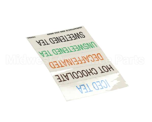 2M-70592 Bloomfield Label Designation (Set)