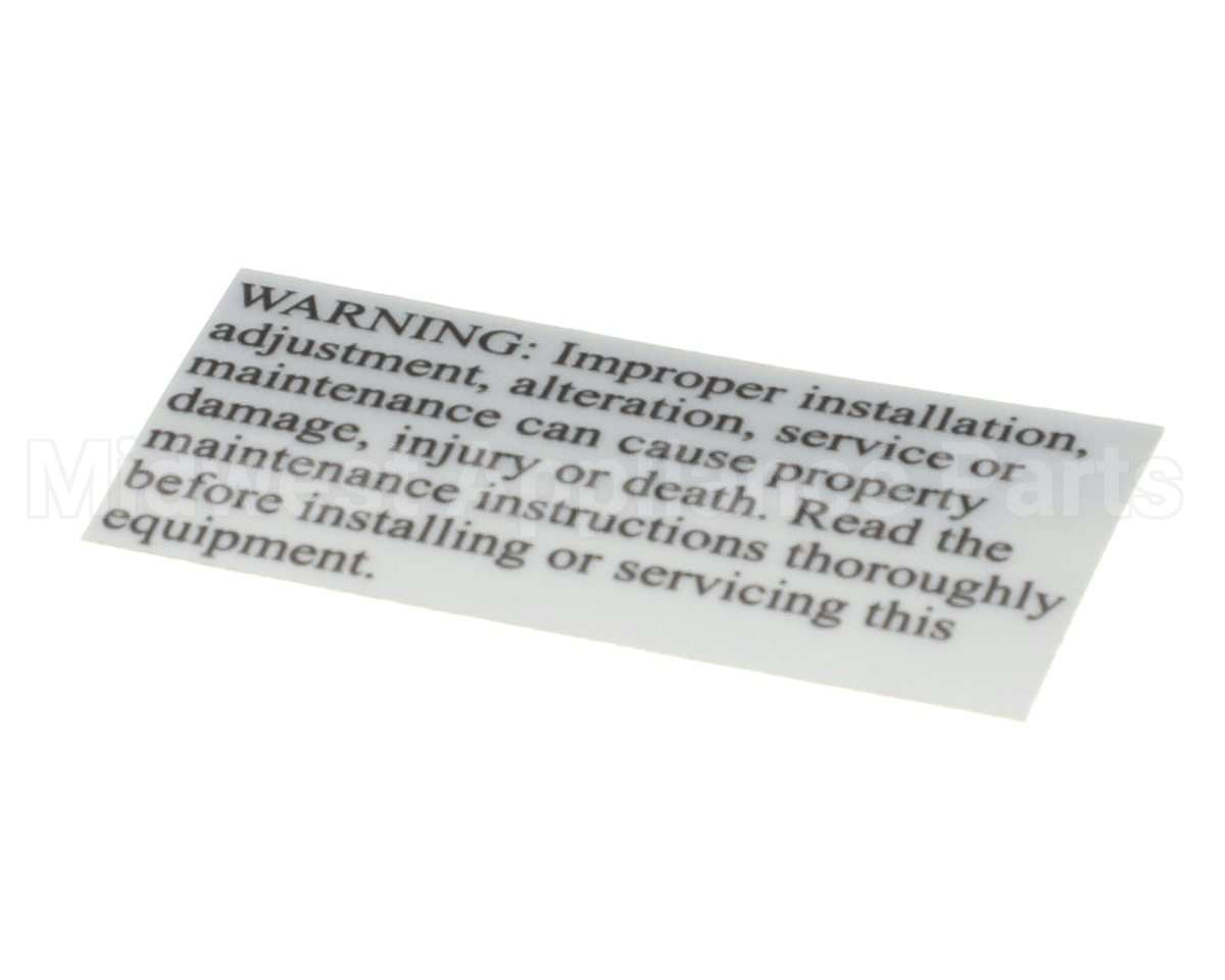 2M-Z1280 Star Label-Warning
