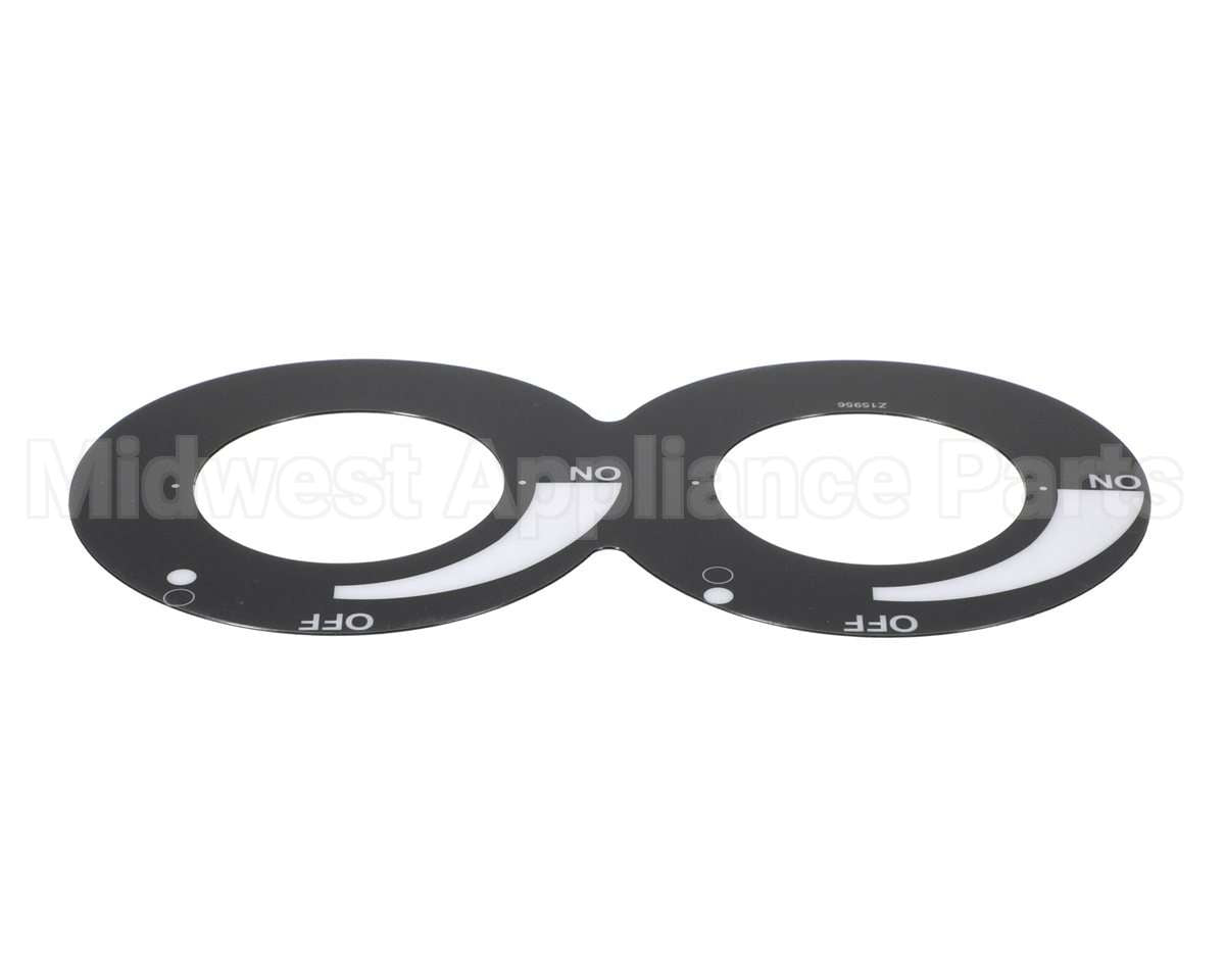 2M-Z15956 Star Label, Dial Dual Hotplate
