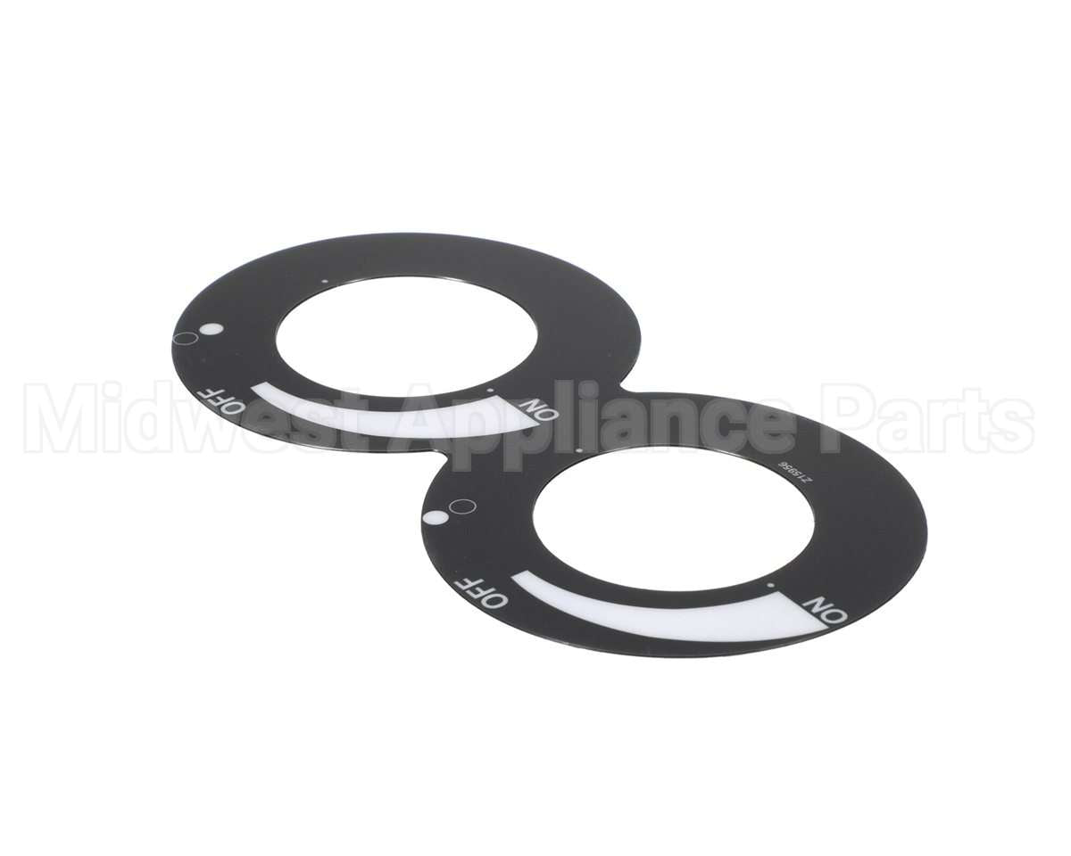 2M-Z15956 Star Label, Dial Dual Hotplate