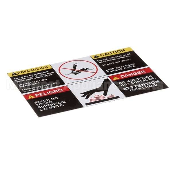 2M-Z2620 Compatible Star Label Cautionbi-Lingual