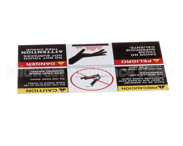 2M-Z2620 Star Label Caution,Bi-Lingual