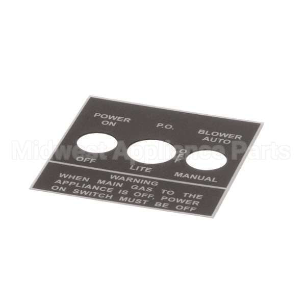 3000012008 Compatible Jade Label, Control Switch, J Br (W/