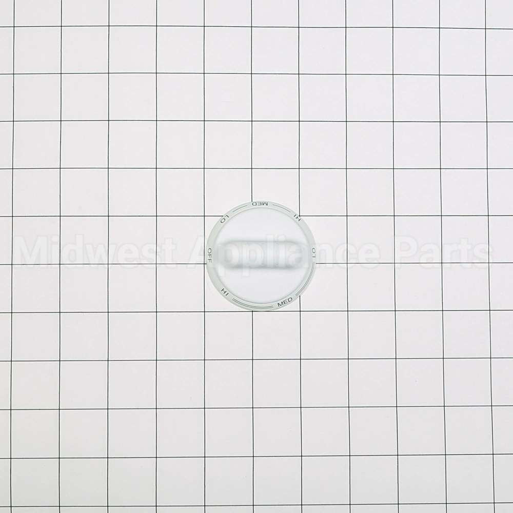 307621W Whirlpool Knob Dual Element (Wht)