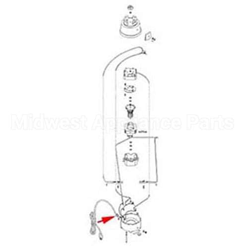 30839400500 Compatible Hamilton Beach Bushing, Strain Relief