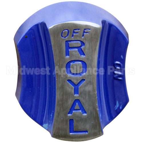 3102 Compatible Royal Range Knob, Nickel Plated