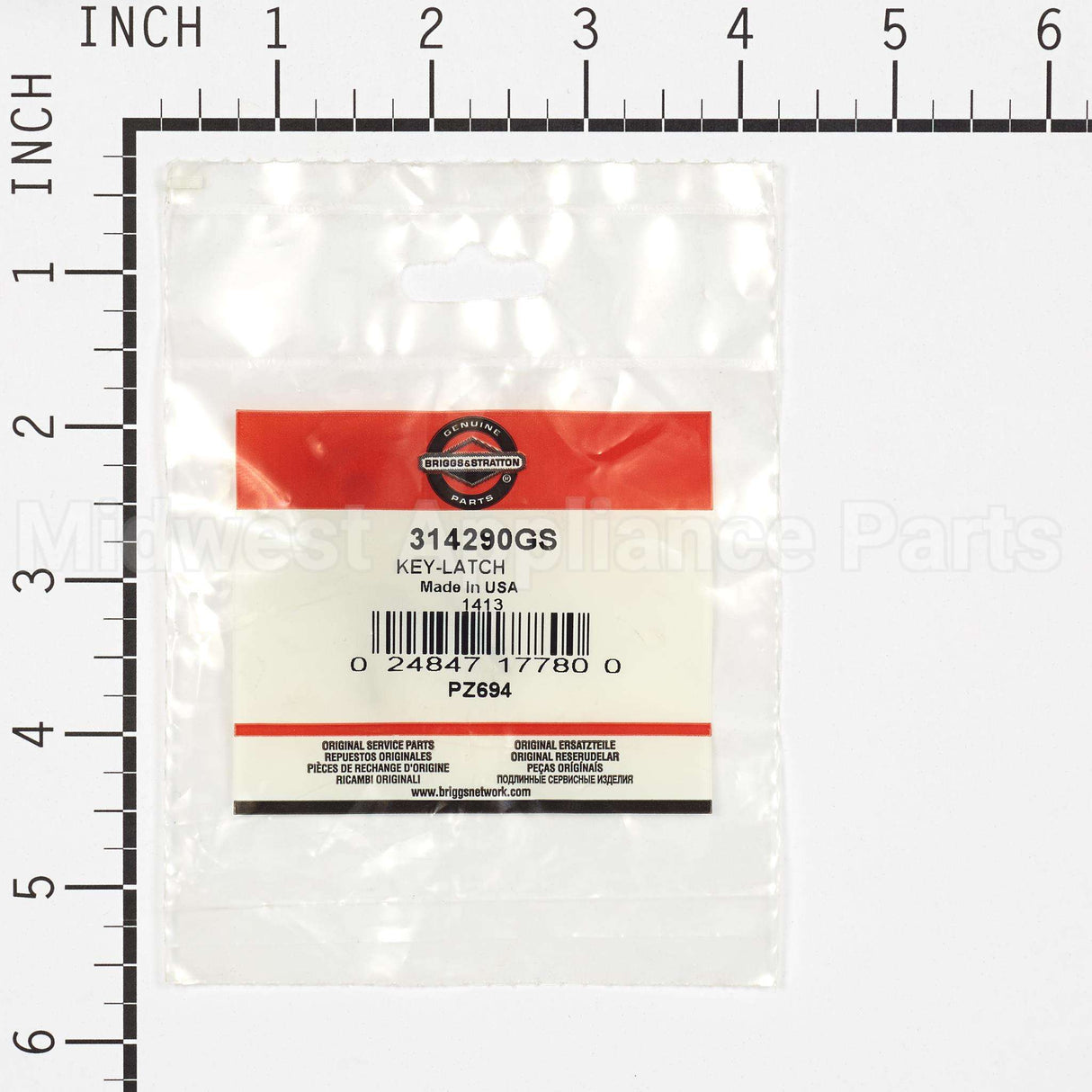 314290GS Briggs & Stratton Key-Latch