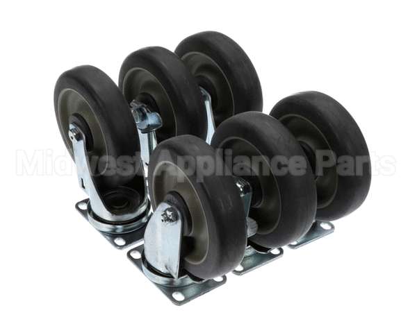 315412 Tri-Star Manufacturing Kit;6 Range Plate Casters 3W