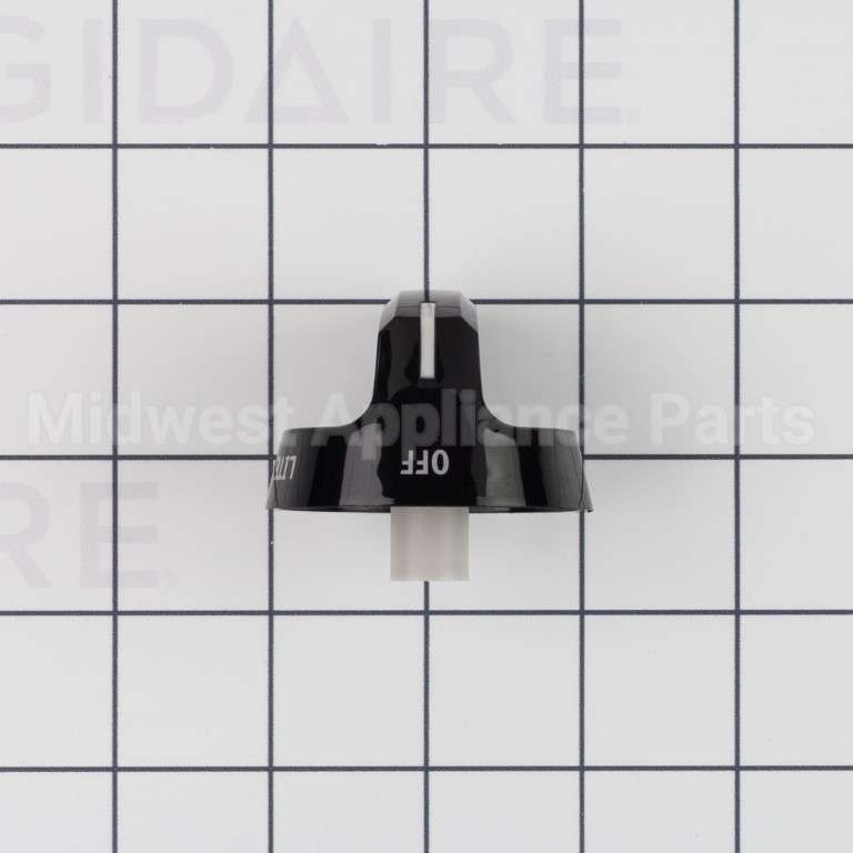 316543907 Frigidaire Knob,Top Valve,Black