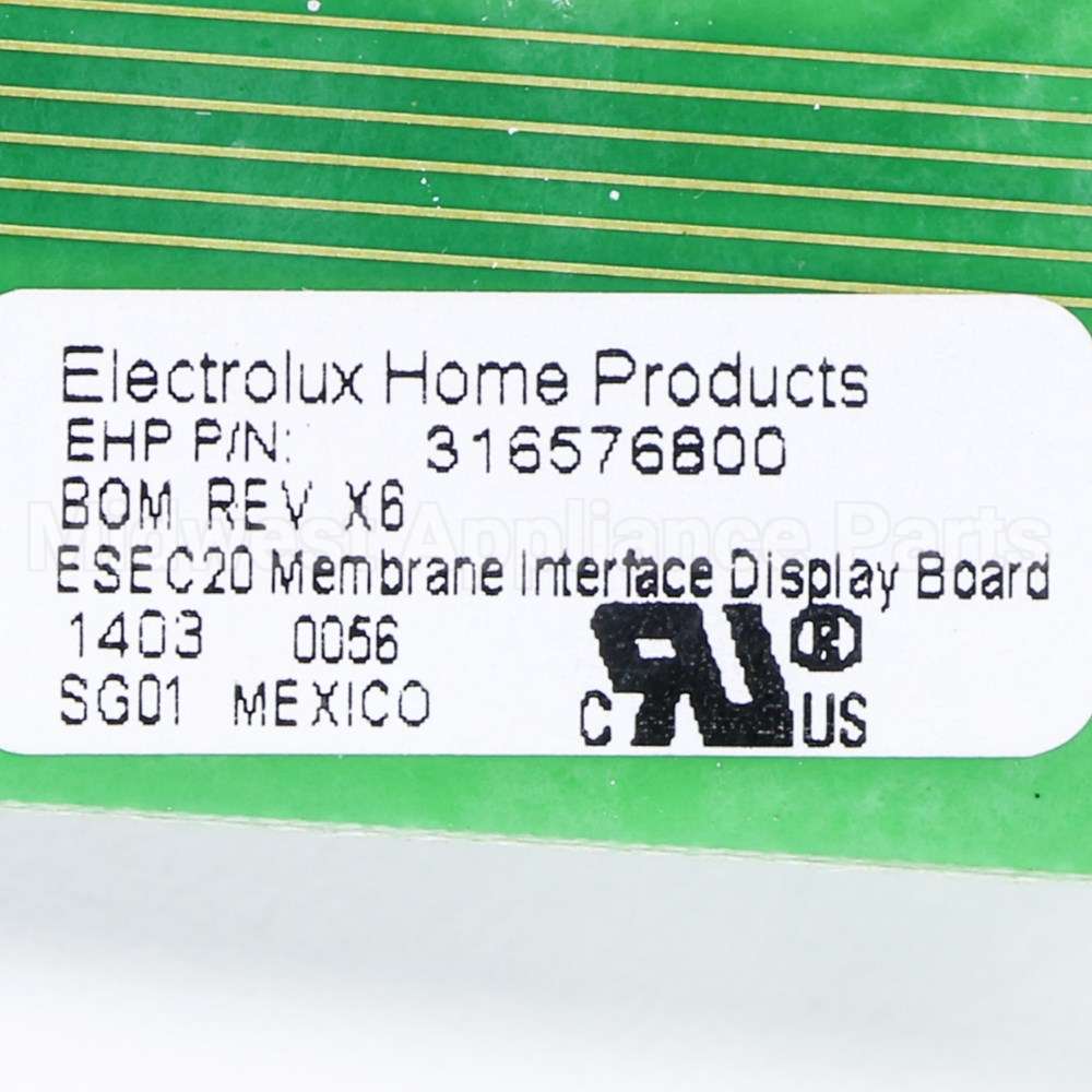 316576800 Frigidaire Board Assembly