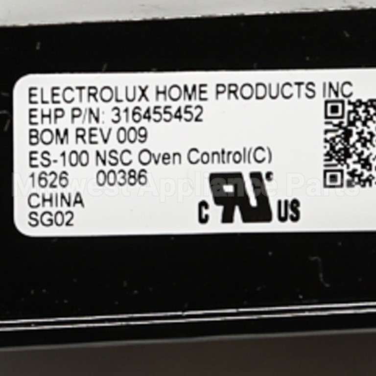 318185330 Frigidaire Control-Electrical