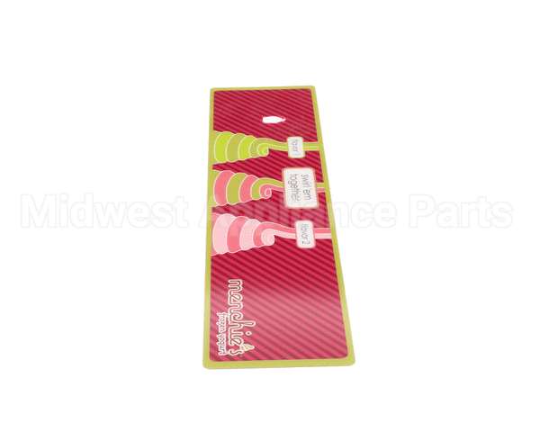 324920 Stoelting Decal; Display Cover Menchies