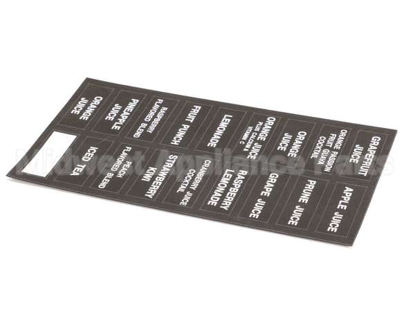 32861.0000 Bunn Decal, Flavors-Juice Dispenser