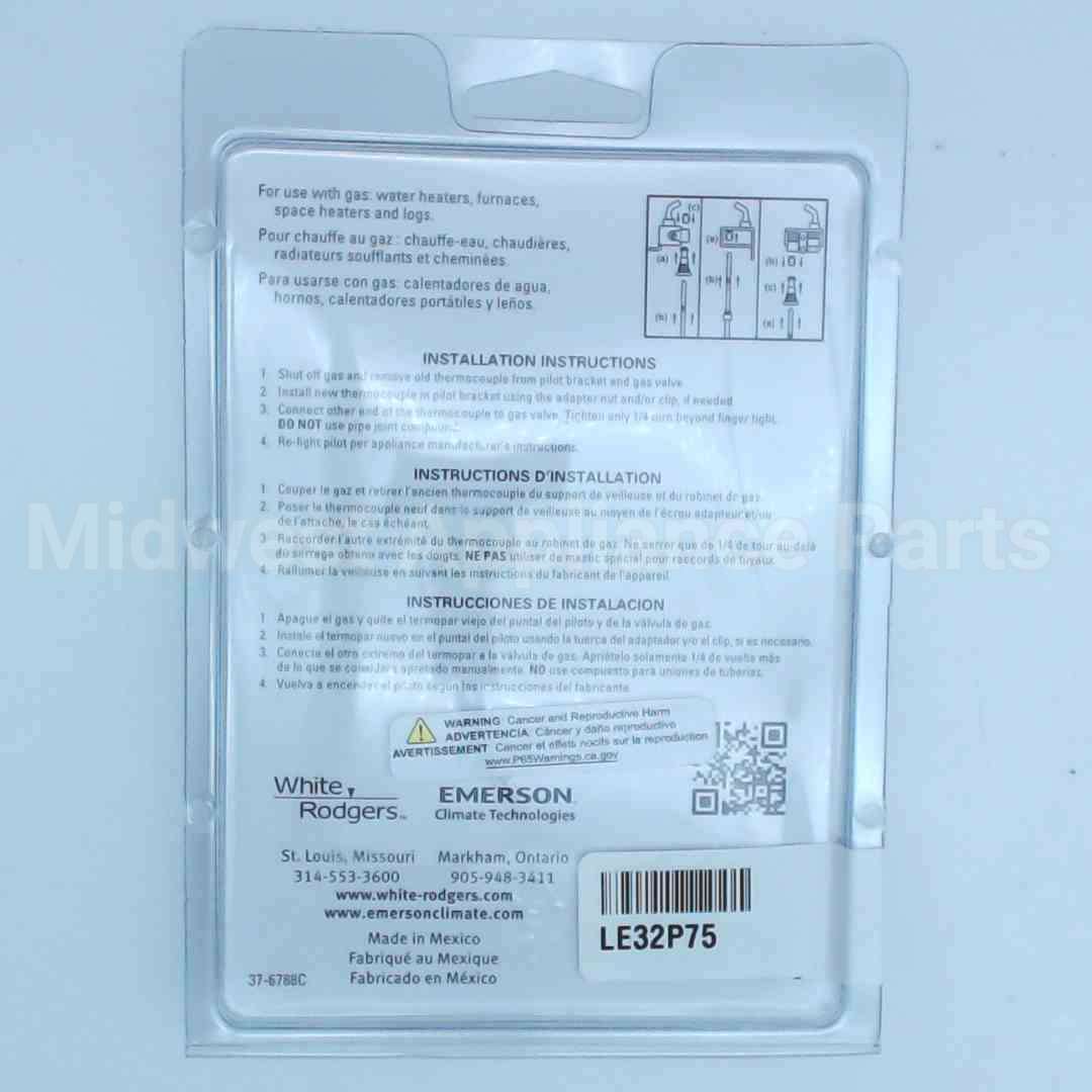 32P75 Lennox 24" Thermocouple