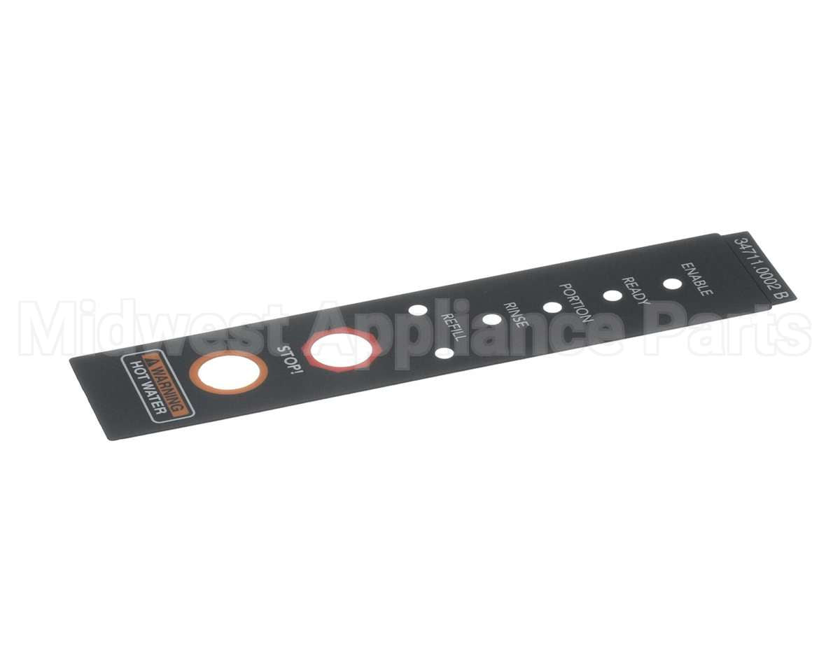 34711.0002 Bunn Decal, Warning Led Display