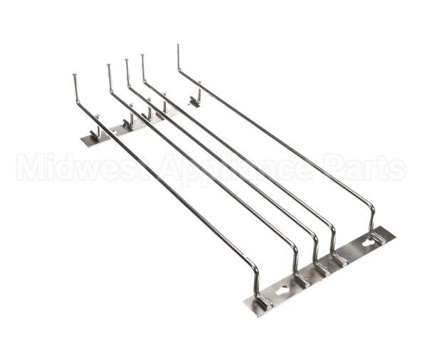 35-0039-F Nu-Vu Rack Side Left 5 Tier Chrome F