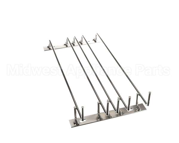 35-0039-F Nu-Vu Rack Side Left 5 Tier Chrome F