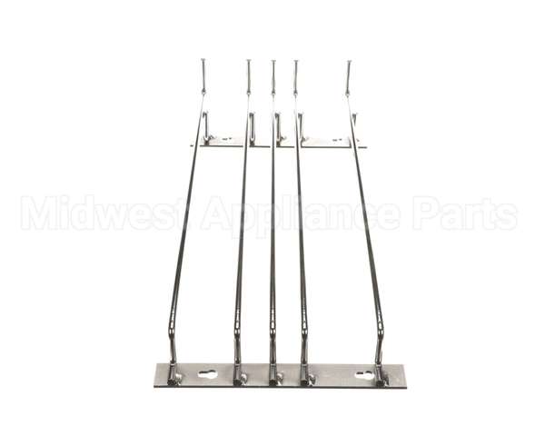 35-0039-F Nu-Vu Rack Side Left 5 Tier Chrome F