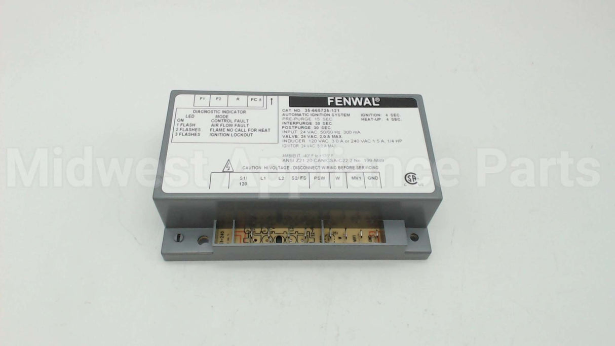 35-665725-121 Fenwal 24V 15Secp.p.30Seci.p.4Sectfi